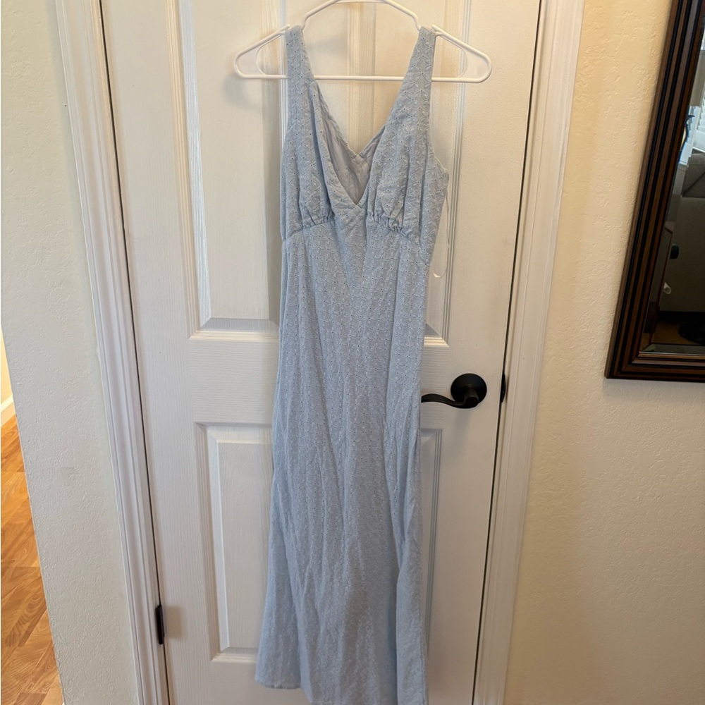 Princess Polly Light Blue Lace Dress